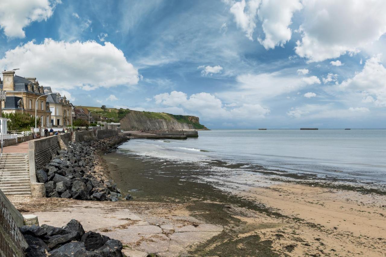 Les Volets Bleus - Duplex Proche Plage Et Centre Arromanches-les-Bains Eksteriør bilde