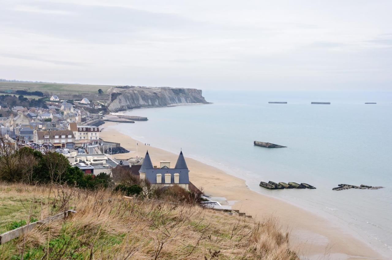 Les Volets Bleus - Duplex Proche Plage Et Centre Arromanches-les-Bains Eksteriør bilde